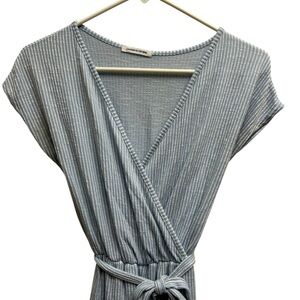 Caution to the Wind Stretchy Striped Jumpsuit